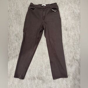 Abercrombie & Fitch Dark Brown Ultra High Rise Jeans